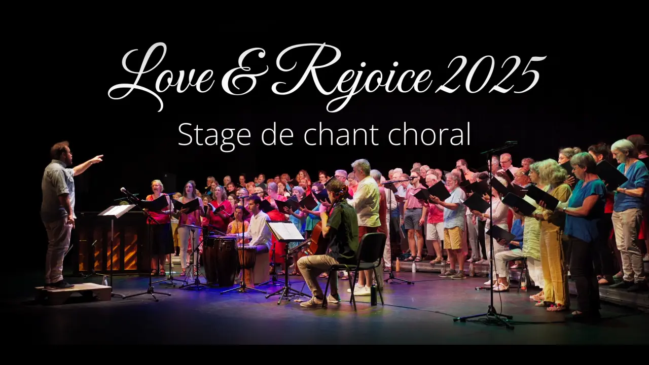 Love and Rejoice, clip de l'ensemble vocal De-Ci De-Là.